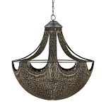 Люстра в форме колокола с декором из тонких железных нитей Jagged Pattern варинант исполнения - 4 | Loft Concept в Твери