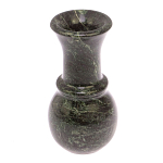 Ваза декоративная для цветов из камня змеевик Vase Serpentine варинант исполнения - 2 | Loft Concept в Твери