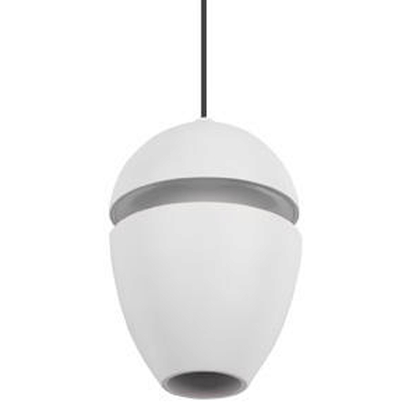Подвесной светильник металлический каплевидной формы Orb Essence Черный Белый Подвесной светильник металлический каплевидной формы Orb Essence Черный Белый в Твери | Loft Concept