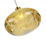 Подвесной светильник с прозрачным стеклянным плафоном округлой формы Effervia  варинант исполнения - 11 | Loft Concept в Твери