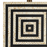 Настольная лампа с квадратным основанием и прямоугольным абажуром Neat Lines варинант исполнения - 1 | Loft Concept в Твери