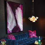 Люстра с 15-ю белыми  плафонами с золотой внутренней поверхностью Hinkley варинант исполнения - 3 | Loft Concept в Твери