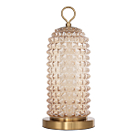 Настольная лампа с факутрным стеклянным плафоном Sonora варинант исполнения - 2 | Loft Concept в Твери