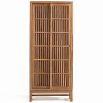 Шкаф из массива тика Okino Wood Cabinet варинант исполнения - 1 | Loft Concept в Твери