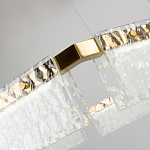 Светодиодная люстра с рельефным стеклом ICE GLASS 70 варинант исполнения - 4 | Loft Concept в Твери