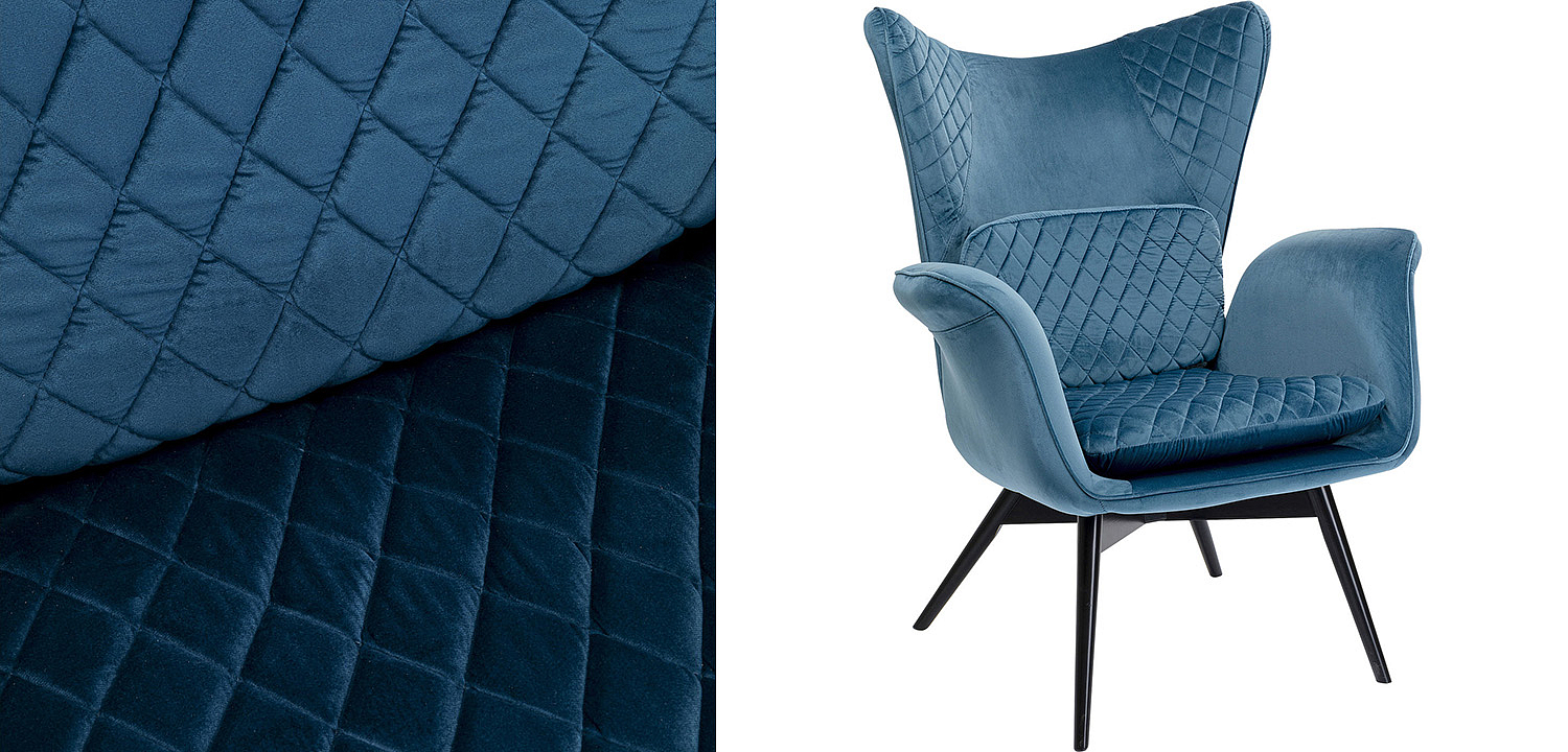 Кресло Blue Velvet Throne Кресло Blue Velvet Throne - Loft-Concept в Твери