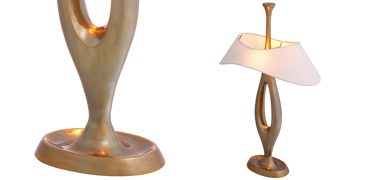 Настольная лампа Eichholtz Table Gianfranco Brass Настольная лампа Eichholtz Table Gianfranco Brass - Loft-Concept в Твери