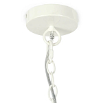 Люстра декорированная белыми деревянными бусинами White Wooden Beads Chandelier варинант исполнения - 3 | Loft Concept в Твери