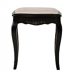 Табурет из массива березы с льяной обивкой в стиле прованс Vintage варинант исполнения - 1 | Loft Concept в Твери