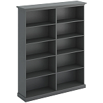 Двойной стеллаж серый Percent Rack Grey варинант исполнения - 1 | Loft Concept в Твери