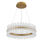 Люстра круглая с декоративными элементами в виде лепестков Round Light Flashing варинант исполнения - 4 | Loft Concept в Твери