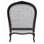 Кресло Ava Classical Armchair black and grey velour варинант исполнения - 2 | Loft Concept в Твери