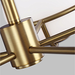 Люстра с 5-ю белыми шарообразными плафонами в сферические каркасах Feiss варинант исполнения - 3 | Loft Concept в Твери