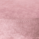 Банкетка круглая пыльно-розовый велюр на 4-х металлических ножках золотого цвета SANJAY варинант исполнения - 4 | Loft Concept в Твери