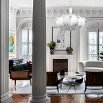 Подвесной светильник с белым фигурным абажуром и мягкими волнистыми краями Cloud Motion  варинант исполнения - 19 | Loft Concept в Твери