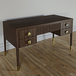 Письменный стол с 4-мя ящиками Elsa Dreams Walnut варинант исполнения - 1 | Loft Concept в Твери