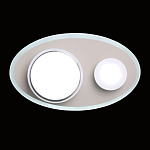 Бра овальной формы белого цвета с 2-мя лампами Lunar Pebbles варинант исполнения - 3 | Loft Concept в Твери