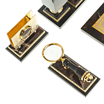 Настольный письменный набор из яшмы и долерита в подарочной упаковке Manager Organizer варинант исполнения - 7 | Loft Concept в Твери