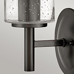 Бра с плафоном в форме цилиндра из прозрачного стекла с пузырьками Hinkley варинант исполнения - 9 | Loft Concept в Твери