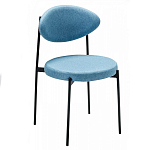 Стул металлический с мягкой спинкой и сиденьем Alfie Chair варинант исполнения - 5 | Loft Concept в Твери