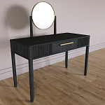 Туалетный Стол с зеркалом Primo Черный дуб варинант исполнения - 4 | Loft Concept в Твери