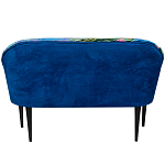 Диван двухместный из натурального бука синий с цветным принтом Impressionism in Art варинант исполнения - 2 | Loft Concept в Твери