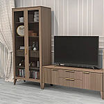 Витрина 2-х дверная с 5-ю полками и 2-мя ящиками Harper Line варинант исполнения - 3 | Loft Concept в Твери