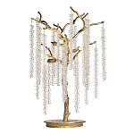 Лампа настольная со стеклянными подвесами цвет золото FAIRYTREE Light варинант исполнения - 1 | Loft Concept в Твери