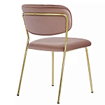 Стул Singer Chair без подлокотников Розовый Велюр варинант исполнения - 3 | Loft Concept в Твери