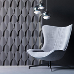 Гипсовая 3D Панель DRAGON SCALE - D варинант исполнения - 2 | Loft Concept в Твери