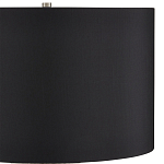 Настольная лампа с белым фактурным корпусом и черным абажуром Twisted варинант исполнения - 2 | Loft Concept в Твери