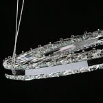 Люстра круглая с прозрачной хрустальной рамкой Maude Crystal Light варинант исполнения - 9 | Loft Concept в Твери