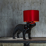 Настольная лампа COLLECTION OF DOGS с абажуром Бульдог варинант исполнения - 4 | Loft Concept в Твери