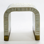 Приставной столик BONE INLAY SIDE TABLE-Cream варинант исполнения - 1 | Loft Concept в Твери