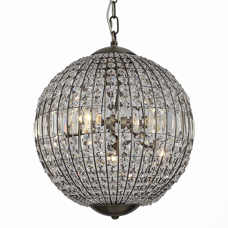 Люстра RH 19th c. Casbah Crystal Brass Латунь Прозрачное Стекло Люстра RH 19th c. Casbah Crystal Brass Латунь Прозрачное Стекло в Твери | Loft Concept