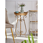 Столик приставной на фигурном подножии Magnificent Century варинант исполнения - 4 | Loft Concept в Твери