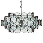 Люстра с каскадом из круглых стеклянных дисков Small Round Sequins варинант исполнения - 3 | Loft Concept в Твери