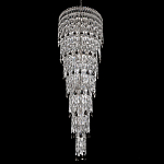 Люстра многоярусная каскадная с хрустальными подвесками Roul Crystal Light варинант исполнения - 2 | Loft Concept в Твери