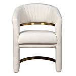 Полукресло Valbonne Chair cream velour варинант исполнения - 1 | Loft Concept в Твери