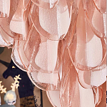 Люстра из стекляных розовых лепестков Petalled Illuminator варинант исполнения - 2 | Loft Concept в Твери