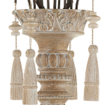 Люстра с состаренными резными элементами Big Graceful Profile варинант исполнения - 3 | Loft Concept в Твери