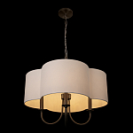 Люстра с белым текстильным абажуром Vitorino  варинант исполнения - 5 | Loft Concept в Твери