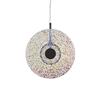 Подвесной светильник из фактурного двойного стекла Heterochromia варинант исполнения - 2 | Loft Concept в Твери