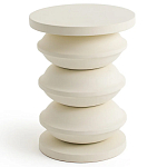 Фигурный приставной столик кремового цвета  AMORPHOUS варинант исполнения - 1 | Loft Concept в Твери