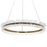 Кольцевая люстра с хрустальным декором Rowan Crystal Ring Horizontal Chandelier варинант исполнения - 1 | Loft Concept в Твери