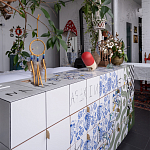 Дизайнерская кровать с системой хранения варинант исполнения - 2 | Loft Concept в Твери