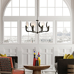 Люстра с плафонами в виде черно-белых дисков Ideal Shade Combination варинант исполнения - 2 | Loft Concept в Твери