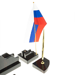 Настольный письменный набор из чёрного обсидиана с декором в виде льва Golden Lion варинант исполнения - 4 | Loft Concept в Твери