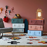 Металлический сундук Metal Chest White варинант исполнения - 5 | Loft Concept в Твери