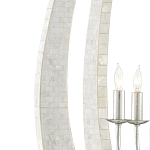 Люстра каплевидной формы покрытая перламутровой мозаикой Soft Pearl Shape варинант исполнения - 1 | Loft Concept в Твери